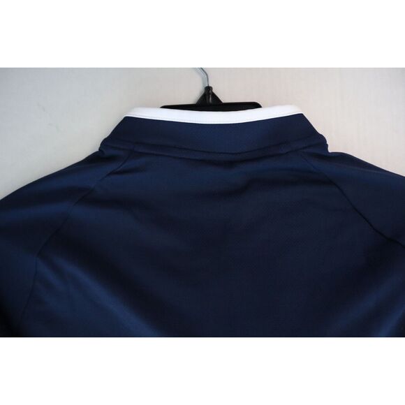 adidas HS8959 Women's Sz M Collegiate Navy Blue L/S Golf Dress w/Shorts - Picture 12 of 16